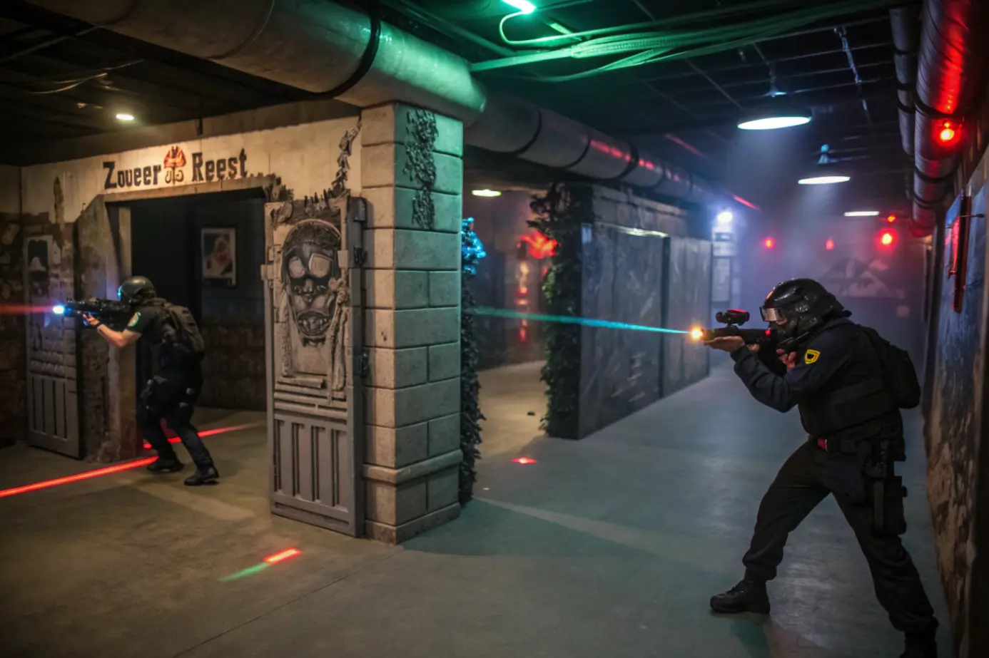 Лазертаг + хоррор-квесты — новый тренд для взрослых.